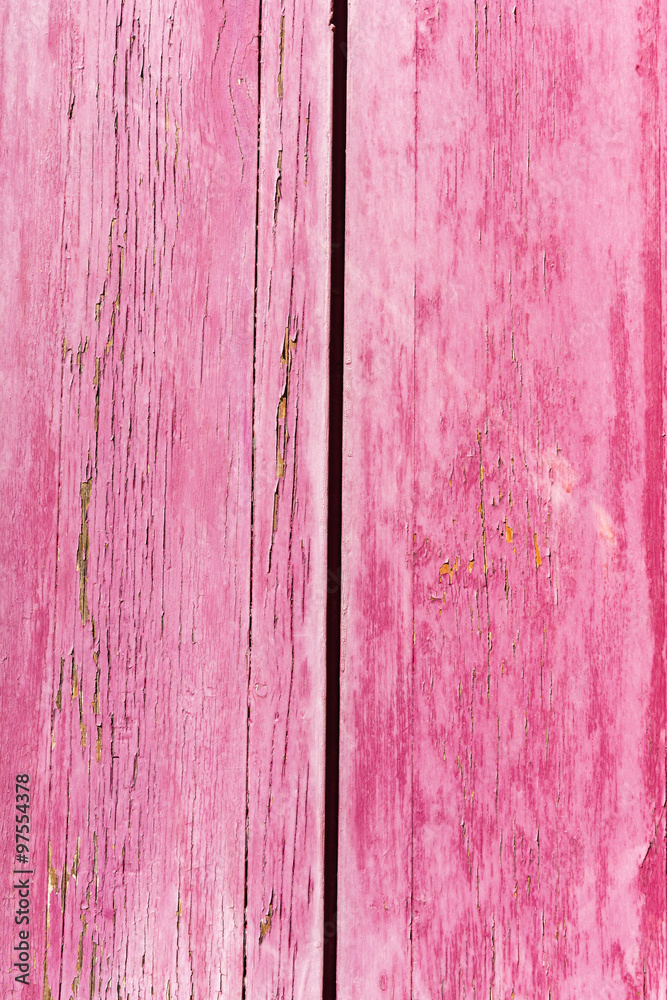 Fototapeta premium Old wooden planks surface background.