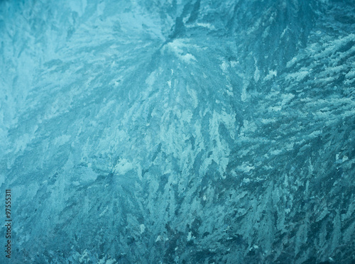Pattern of the ice surface.