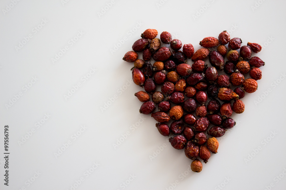 rose hip heart rose hip heart