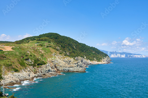 Igidae coastline and seaside of Haeundae district © jipen