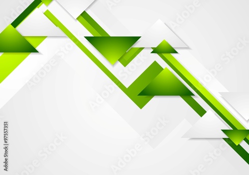 Abstract green tech corporate vector background