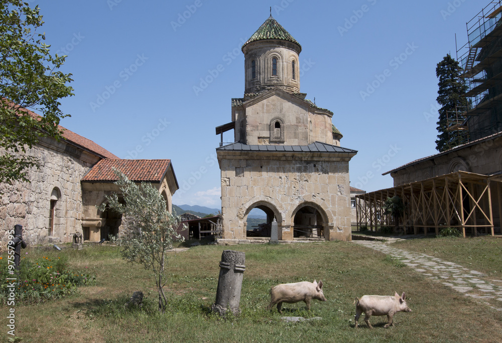 Gelati monastery at Georgia near Kutaisi city