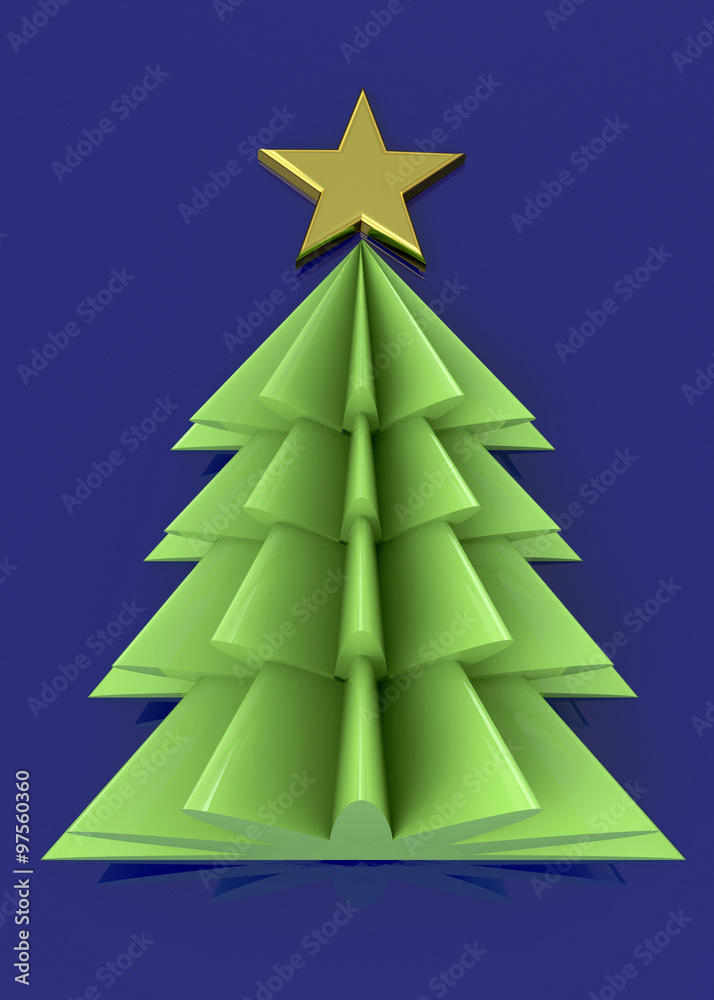 Obraz premium Christmas Tree - 3D