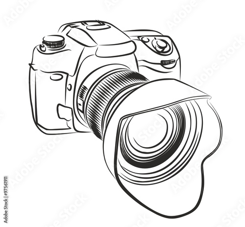 Professional camera.