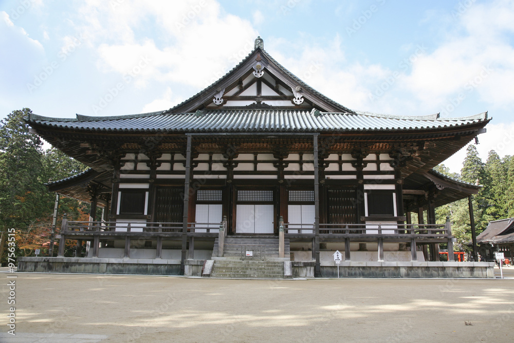 Temple in Koyasan area in Wakayama, Japan