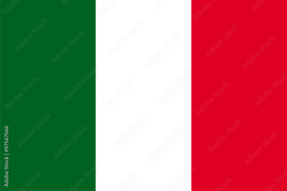 Standard Proportions for Italy Flag