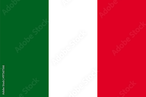 Standard Proportions for Italy Flag
