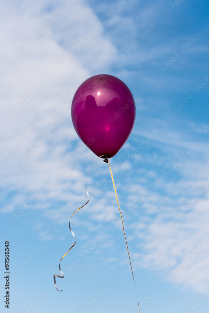 Air colored balloons