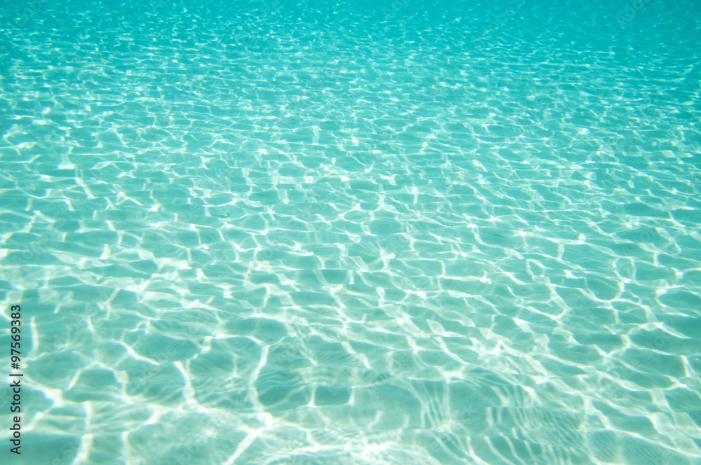 Beautiful clear underwater surface Beautiful clear underwater surface
