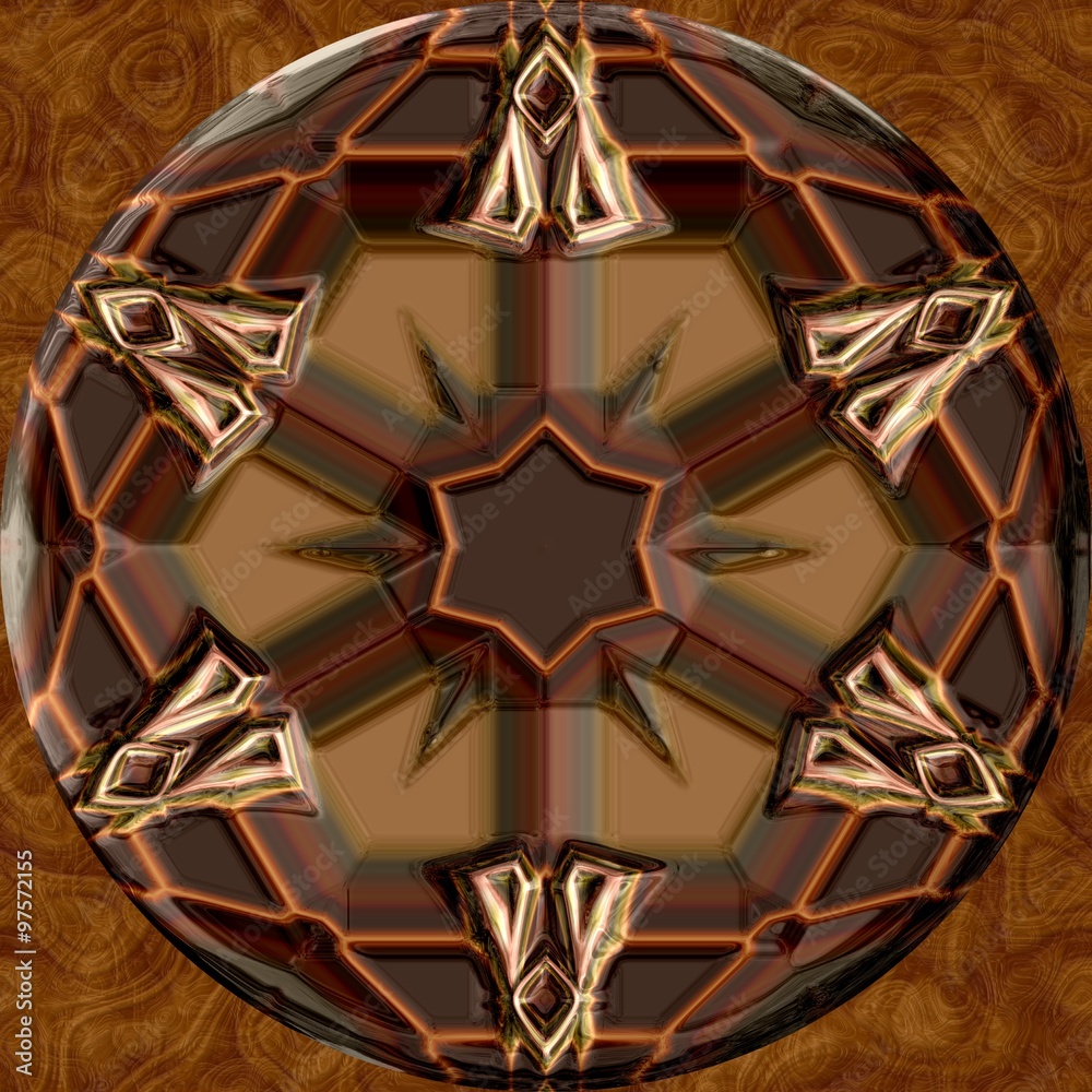 Abstract decorative shape - pattern Stock Illustration | Adobe Stock