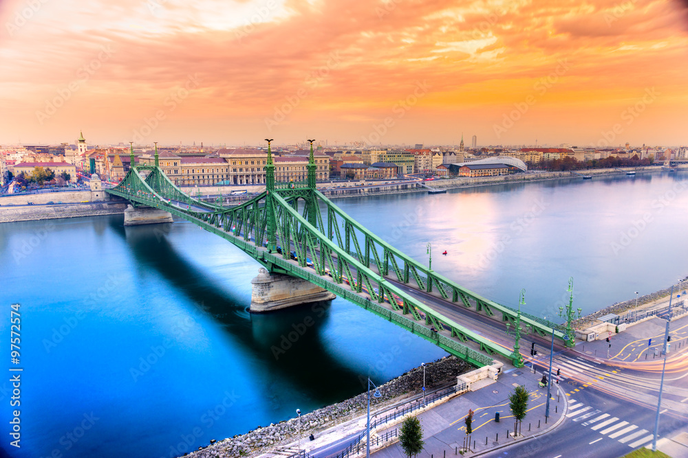 Budapest, Liberty Bridge, Hungary