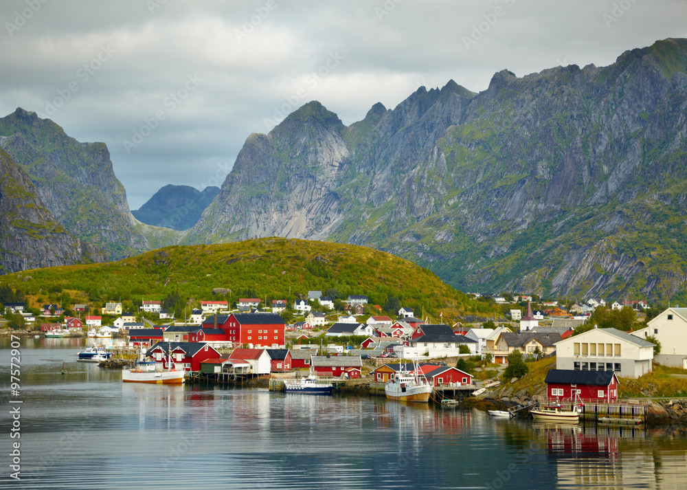 Reine fishing village. Lofoten Islands, Norway