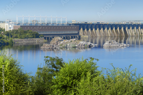 Dnieper hydroelectric station in Zaporozhye
