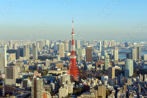 Tokyo city skyline