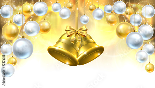 Christmas Bells Decorations Background