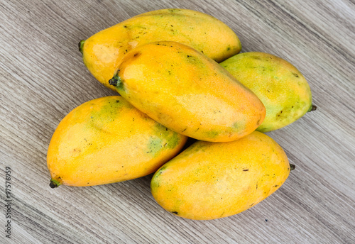 Ripe yellow mango