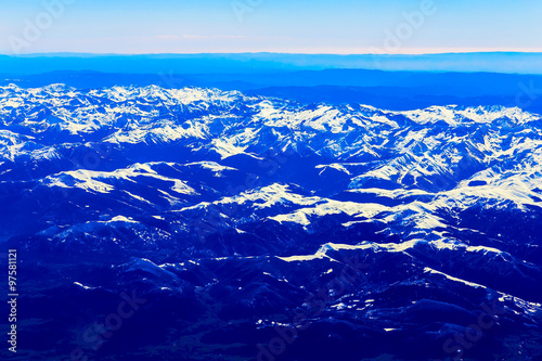 Rocky Mountain Aerial View © xmagics