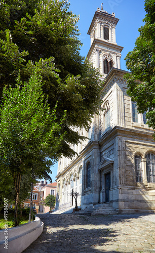  The Hagia Triada (Holy Trinity) Orthodox church in Istanbul.