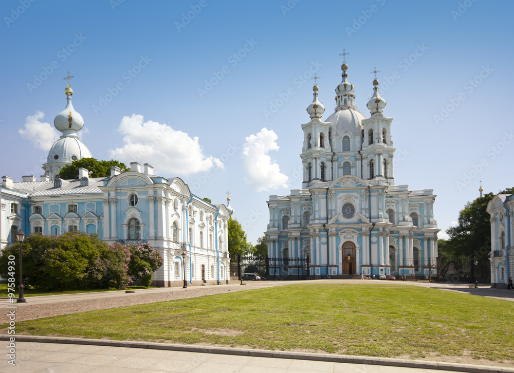 Smolnyi  cathedral (Smolny Convent), St. Petersburg