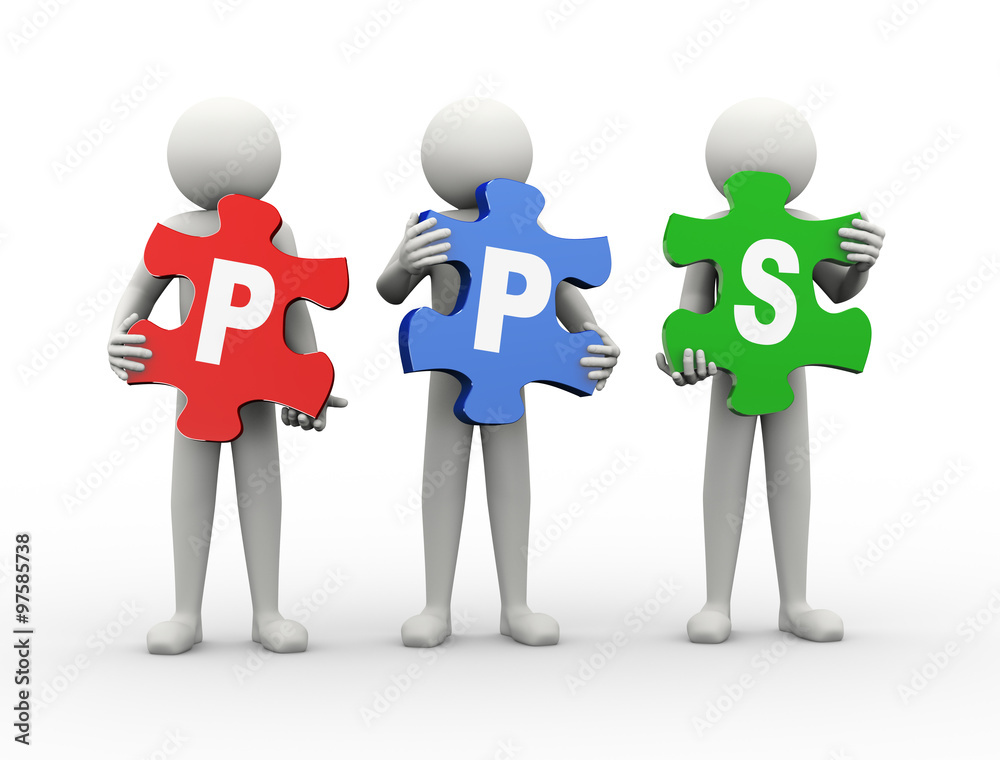 3d man puzzle piece - pps 3d man puzzle piece - pps