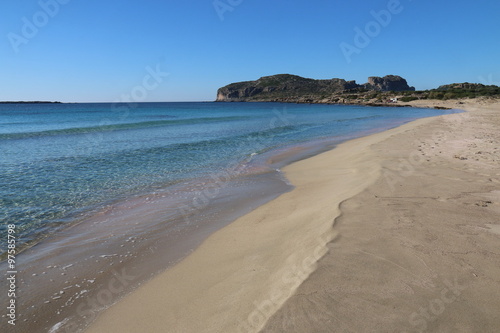 Falassarna Beach auf der griechischen Insel Kreta