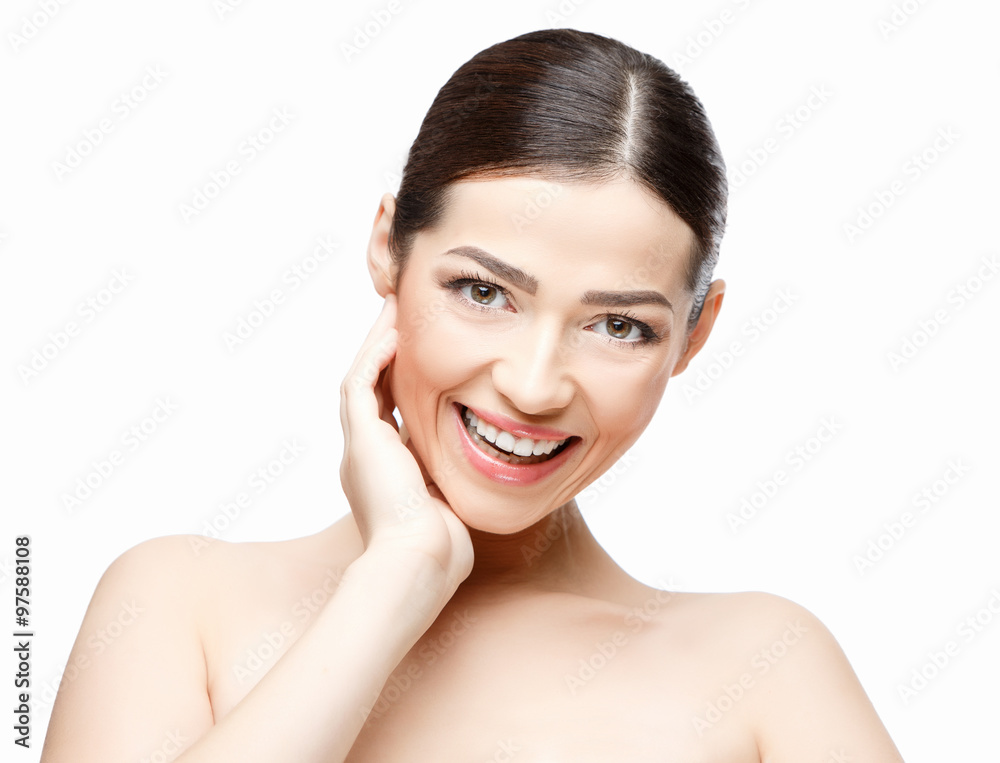 Beautiful Woman with Clean Fresh Skin