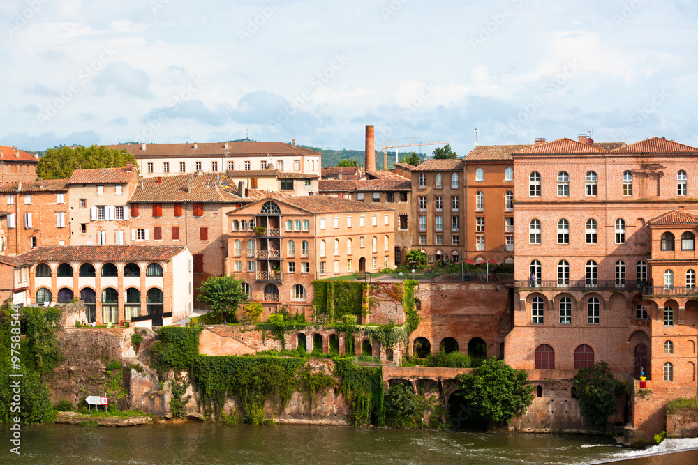 Cityscape of Albi, France