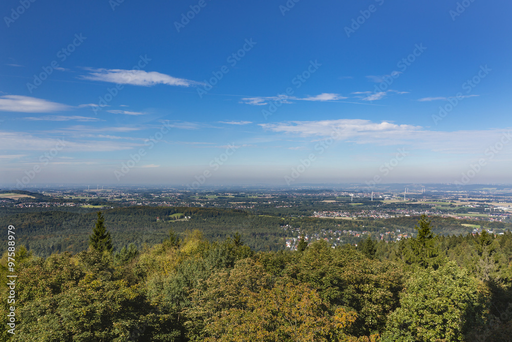 View From Hermannsdenkmal, Germany