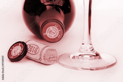 Obraz na płótnie Le vin w salonie