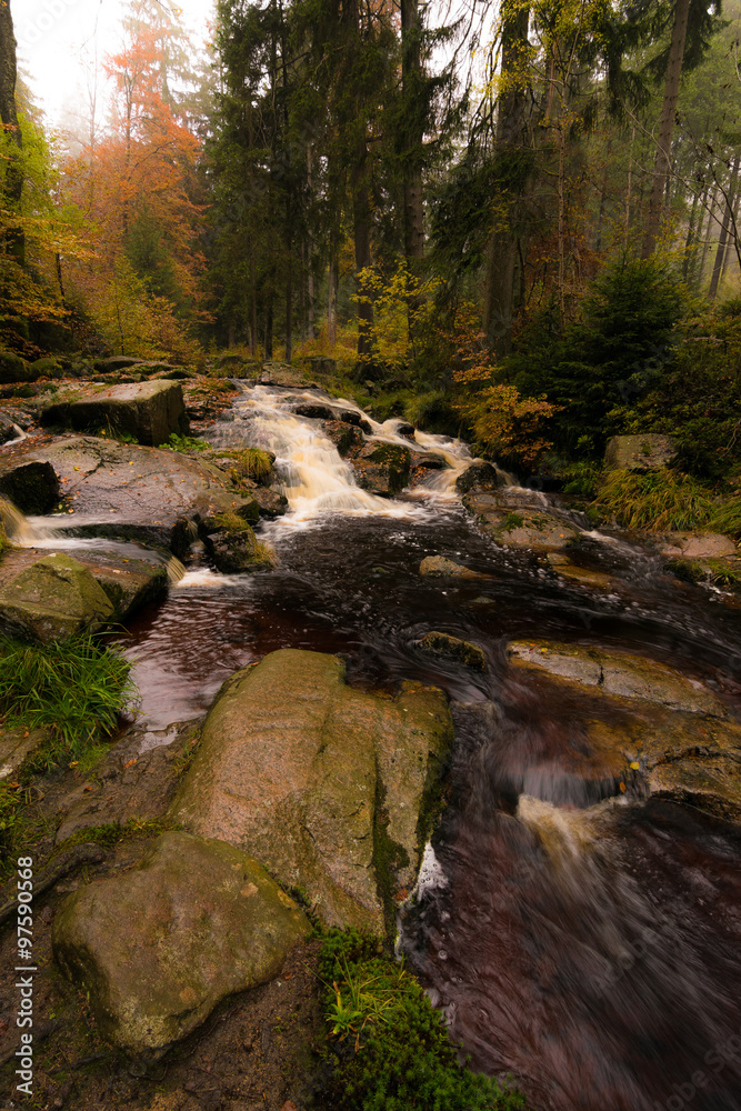 Obraz premium Wasserfall in Braunlage, Harz