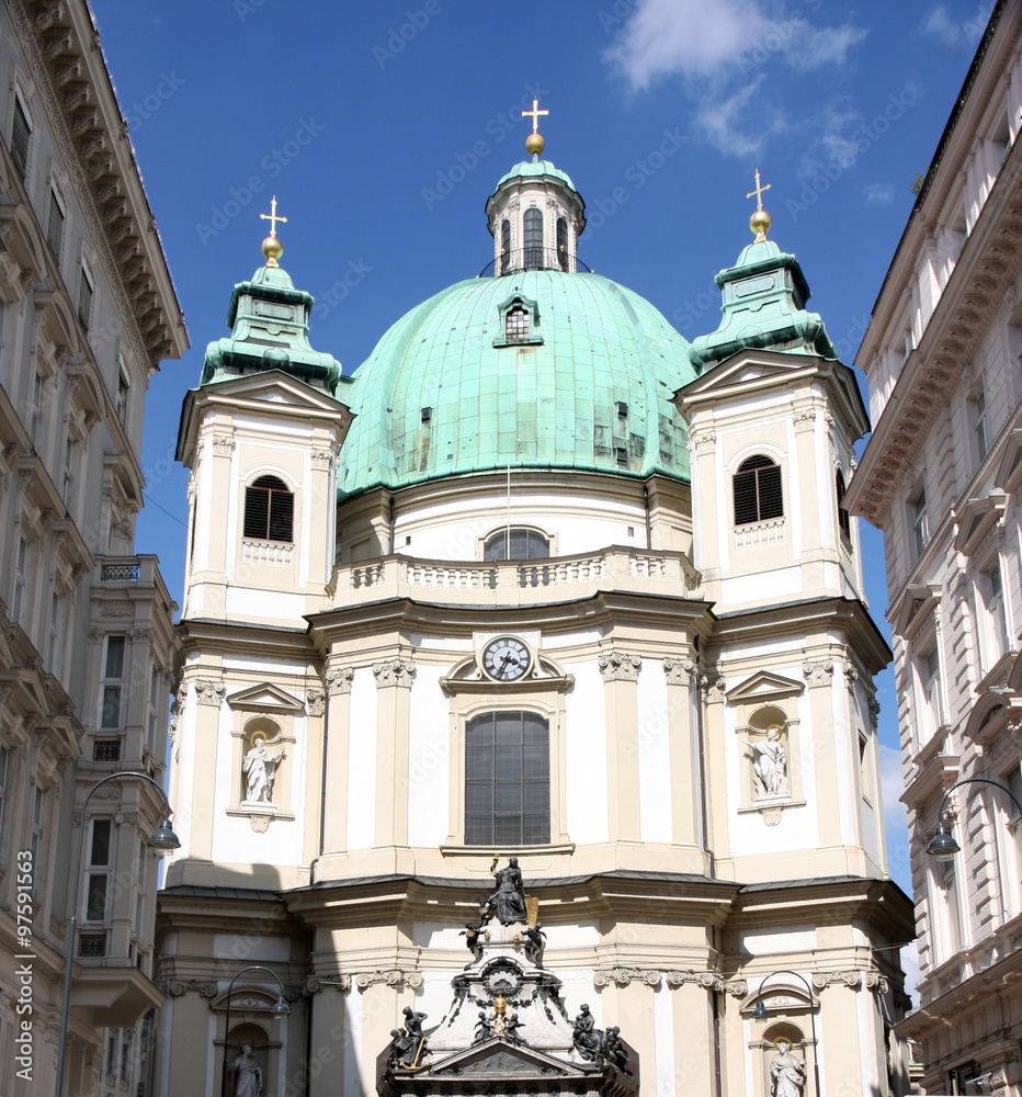 Fototapeta premium St. Peter's Church in Vienna, Austria
