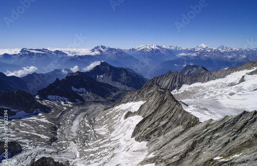 Klimawandel und Erderw  rmung in den Schweizer Alpen - Wallis-Aletschgletscher