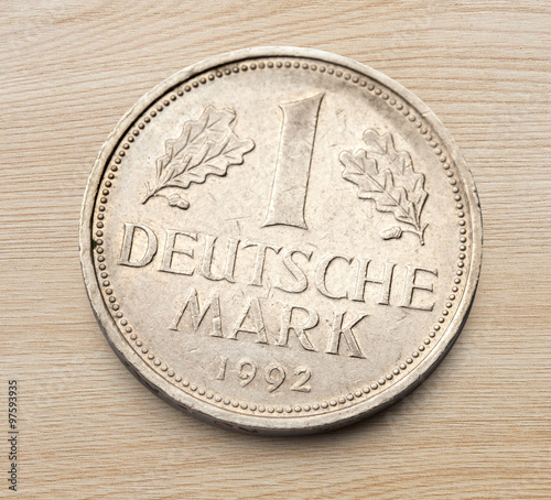 Old german coin photo