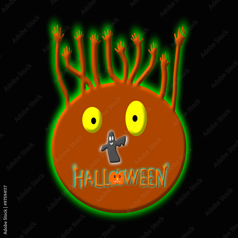 Halloween day illustration 
