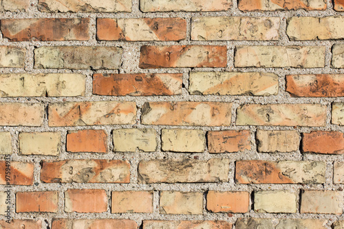 Grunge brick wall texture wallpaper