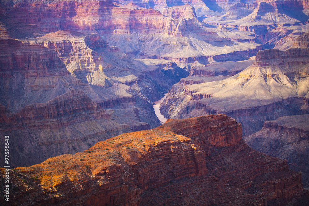 famous view of Grand Canyon , Arizona famous view of Grand Canyon , Arizona