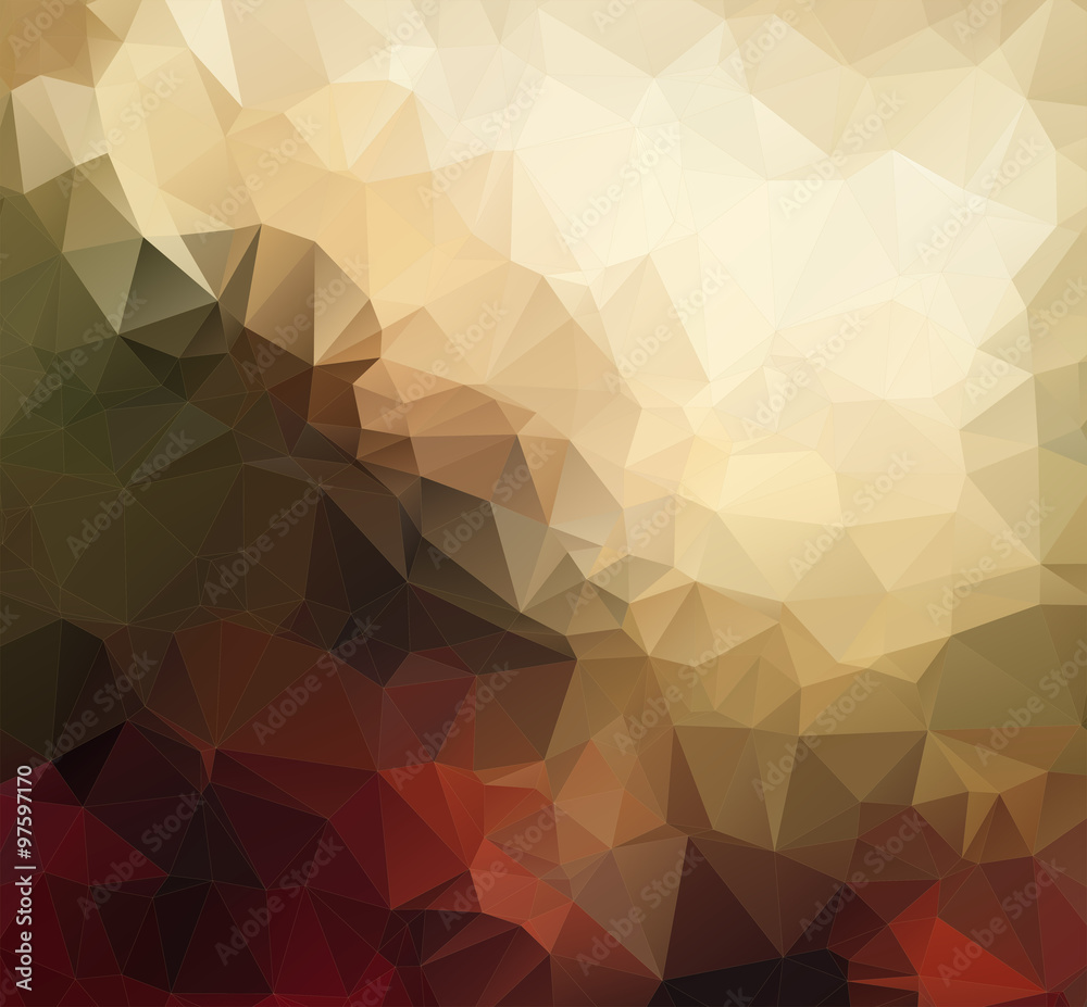 Obraz premium Colorful geometric background with triangles