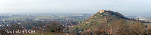 Burgruine Staufen und Rheinebene photo