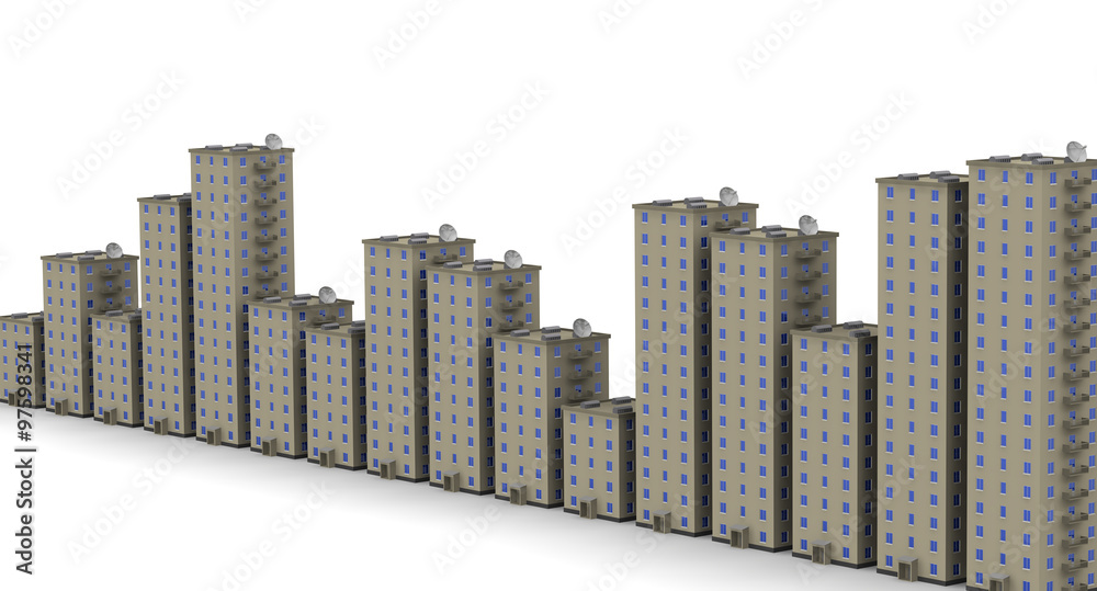Multi-storey residential houses