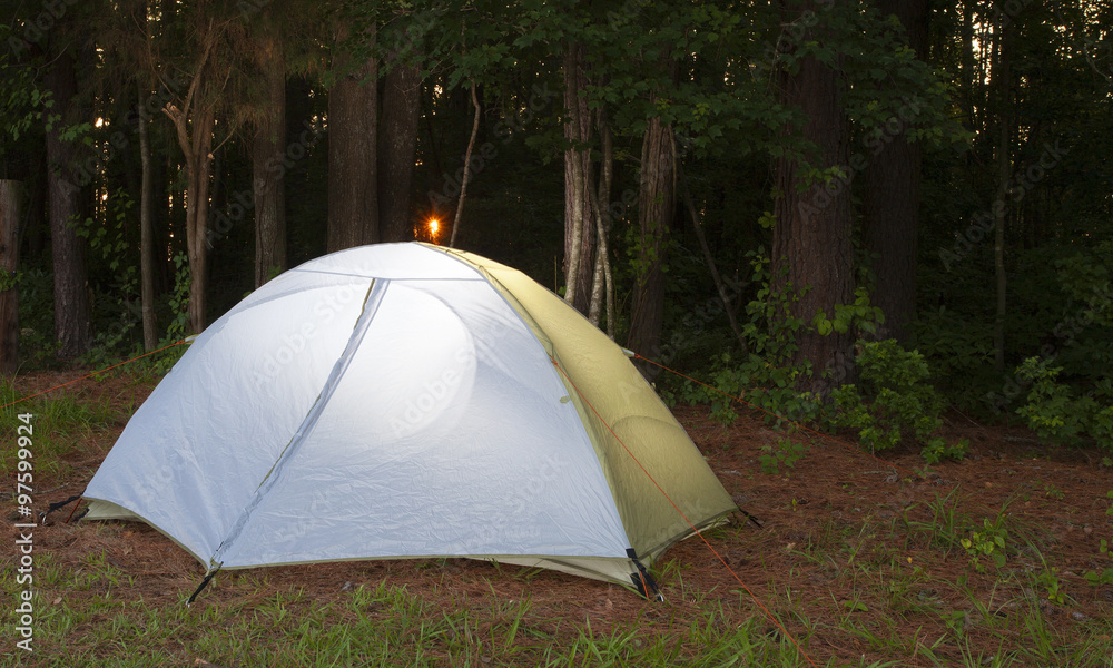 Sunset tent