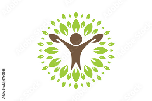 Vector Human Tree Concept