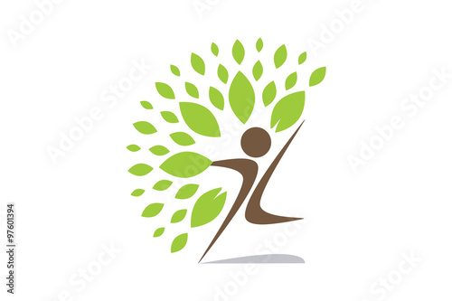 Vector Human Tree Concept