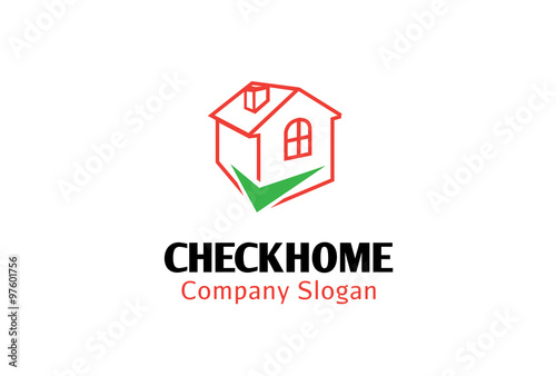 Check Home Design Illustration