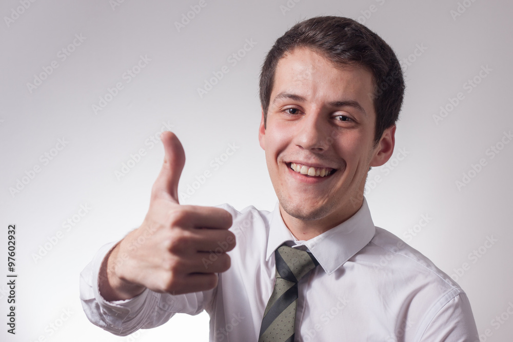 Handsome young businessman Handsome young businessman