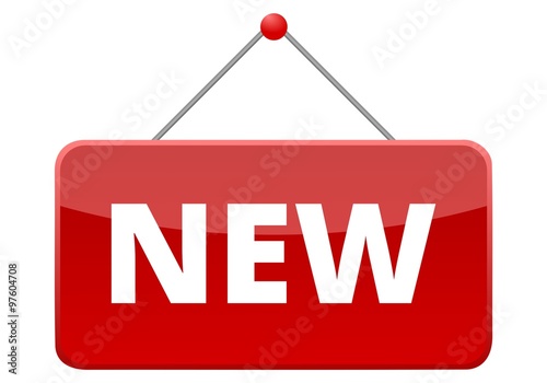 New red sign