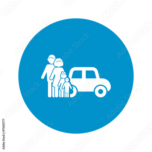 car icon on white background