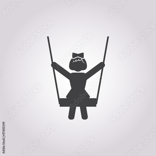 swing icon on white background