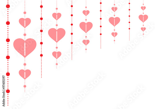 Valentinstag - Happy Valentine Day - rote Herzen