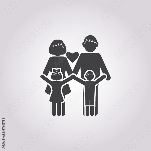 heart icon on white background