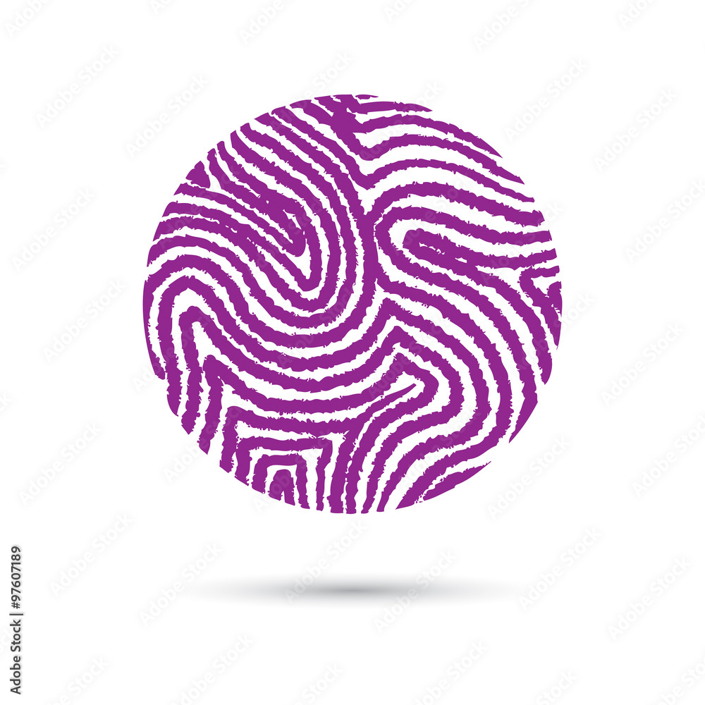 Hand drawn scribble marble circle, vector logo design element Hand drawn scribble marble circle, vector logo design element